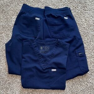 Figs Blue scrubs